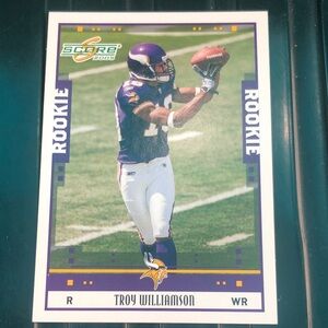 Rookie Trading Card - Purple and White